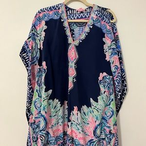 Lilly Pulitzer silk rattan dress
